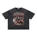 DeadGame Racing Division 444 Mineral Wash Boxy Tee