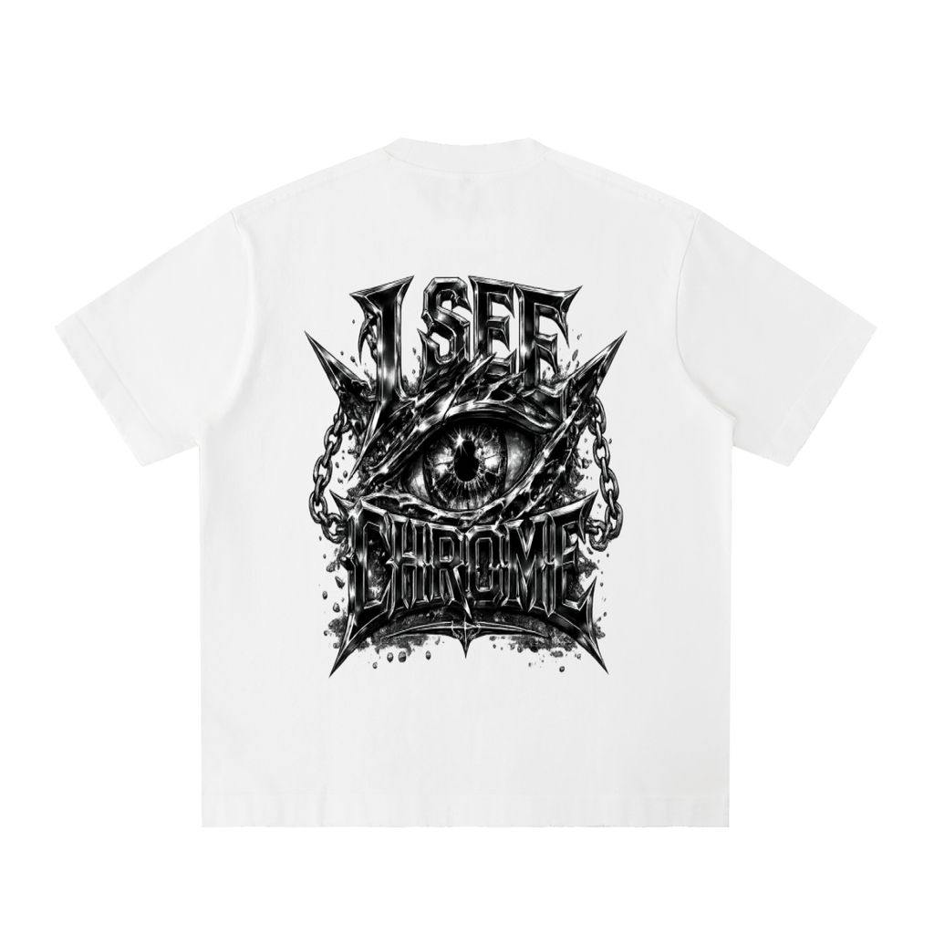 DeadGame Chrome Collection — “I See Chrome” Heavyweight Vintage Tee