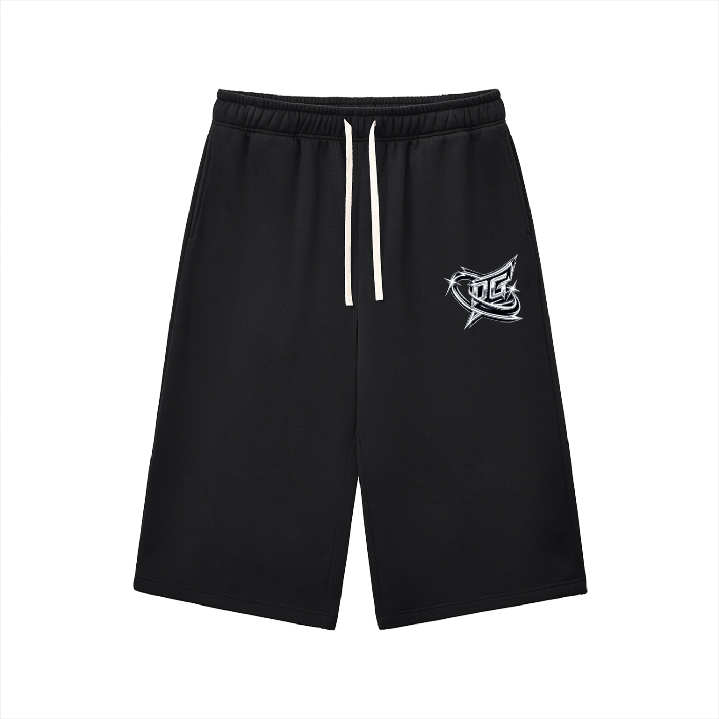 DeadGame Chrome Collection | Heavyweight Three-Quarter Sweatpants