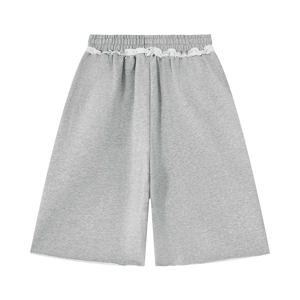 DeadGame Unisex Heavyweight Raw Edge Shorts
