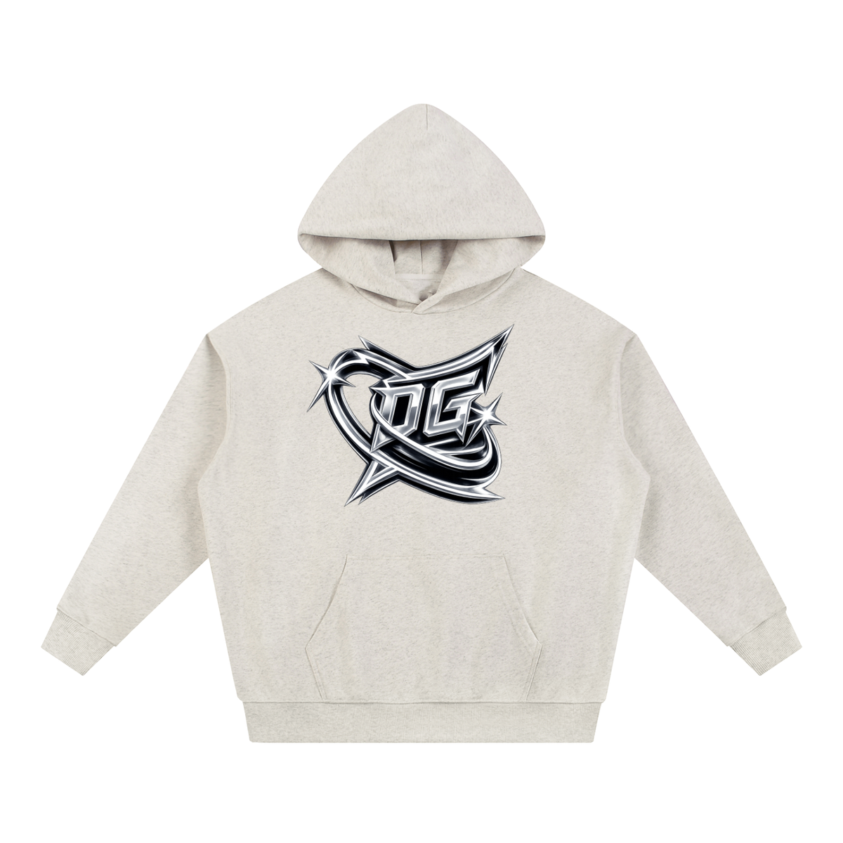 DeadGame Chrome Collection | Snow-Washed Oversized Tee